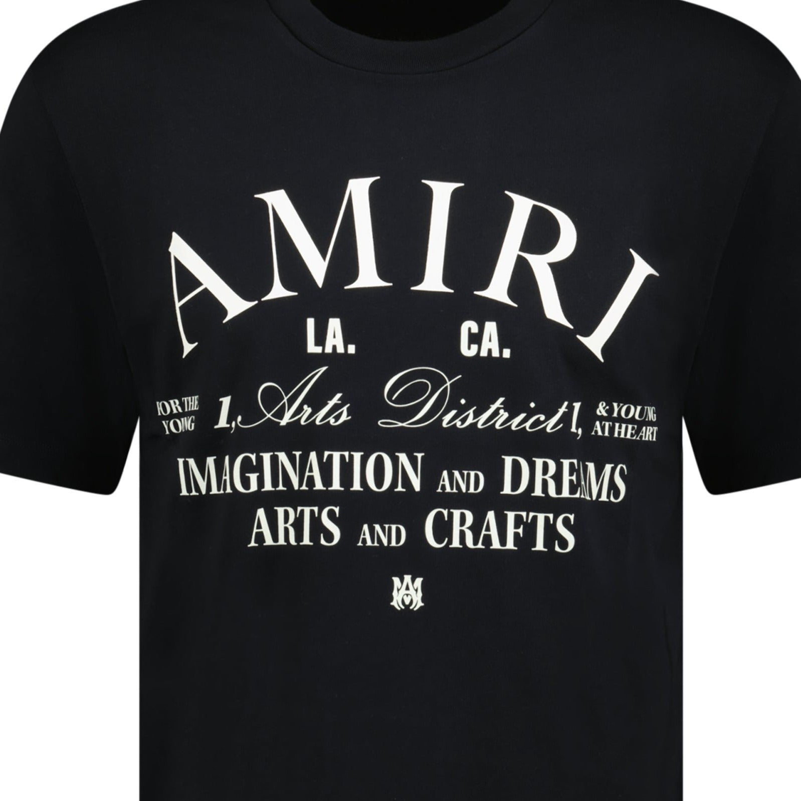 国内発送/AMIRI/ウィメンズ Arts District クロップド Tシャツ AMIRI Arts District Tシャツ | ブラック | FARFETCH JP