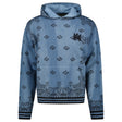 Amiri Bandana Knitted Basketball Hoodie in Blue - Boinclo - Outlet Sale Under Retail