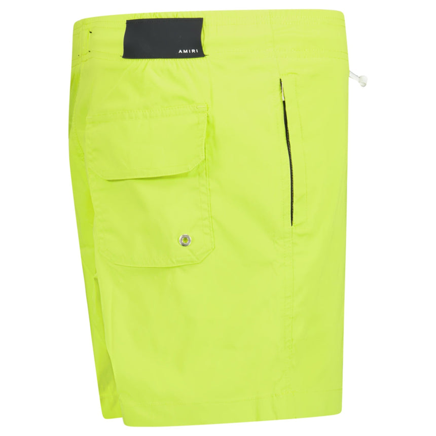 Amiri Core Logo Drawstring Swim Shorts Lime - Boinclo - Outlet Sale Under Retail