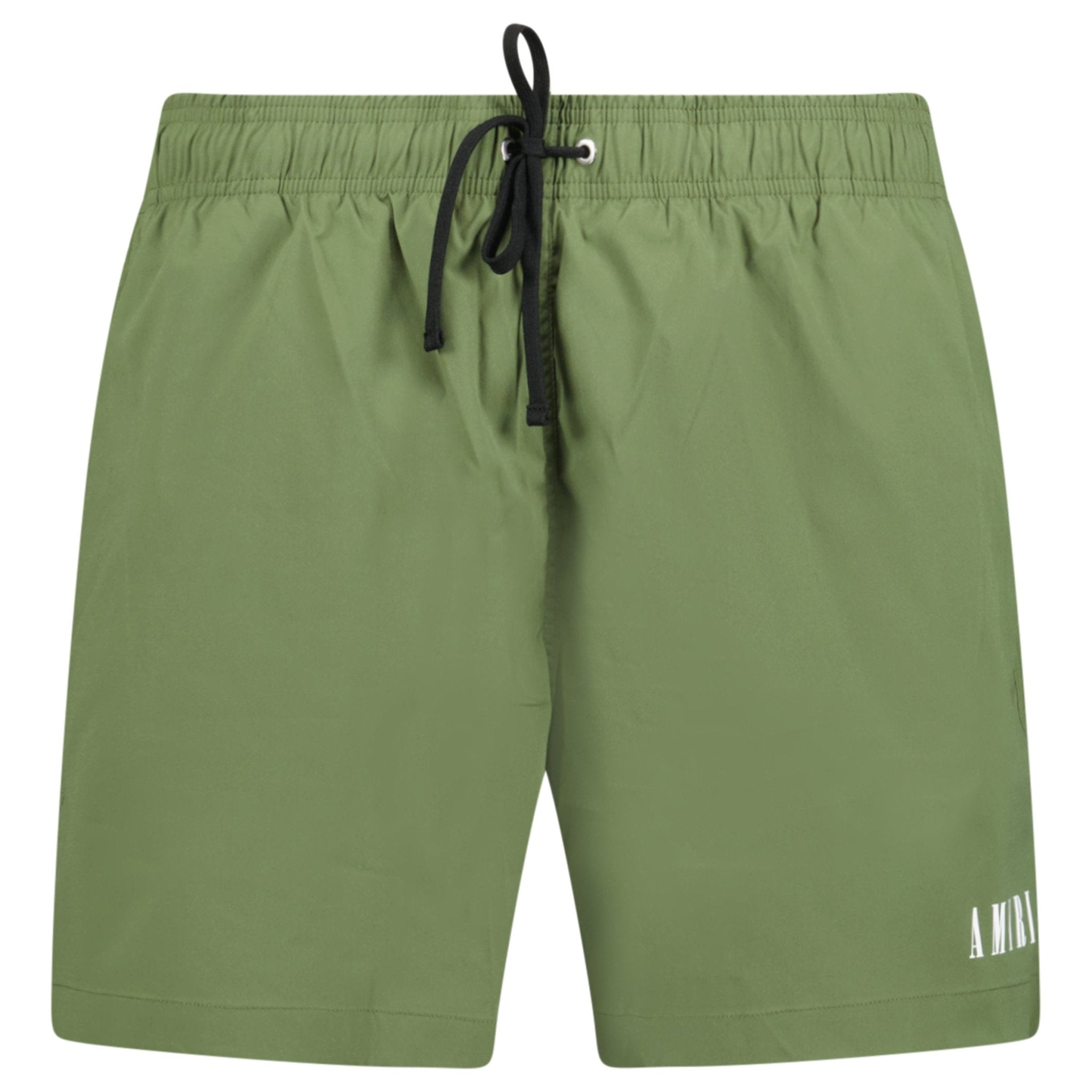 Color variation of Core Logo Drawstring Swim Shorts Military Green