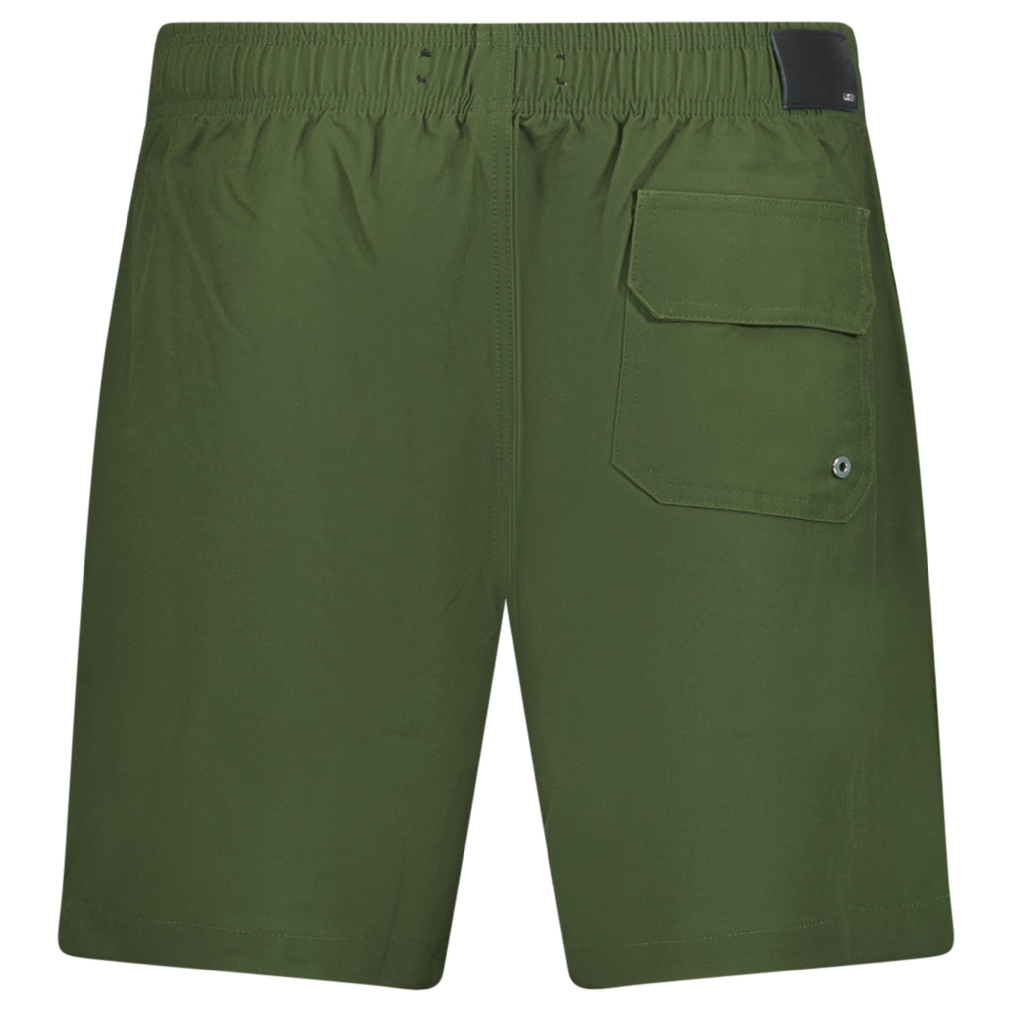 Amiri Core Logo Drawstring Swim Shorts Olive Green - Outlet