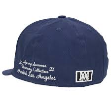 と*や様 AMIRI cap Amiri Embroidery Ma Fitted Cap Blue - Outlet Sale Always Under