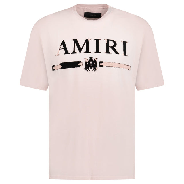 Amiri 'Ma Bar' Applique T - Shirt Pink - Boinclo ltd - Outlet Sale Under Retail