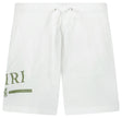 Amiri Ma Bar Green Logo Drawstring Swim Shorts White - Boinclo - Outlet Sale Under Retail