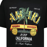 Amiri Rum Label Logo T - Shirt Black - Boinclo ltd - Outlet Sale Under Retail