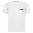 Armani Chest Pocket T-Shirt in White - Boinclo - Outlet Sale Under Retail