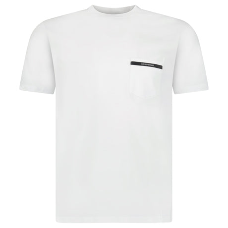 Armani Chest Pocket T-Shirt in White - Boinclo - Outlet Sale Under Retail