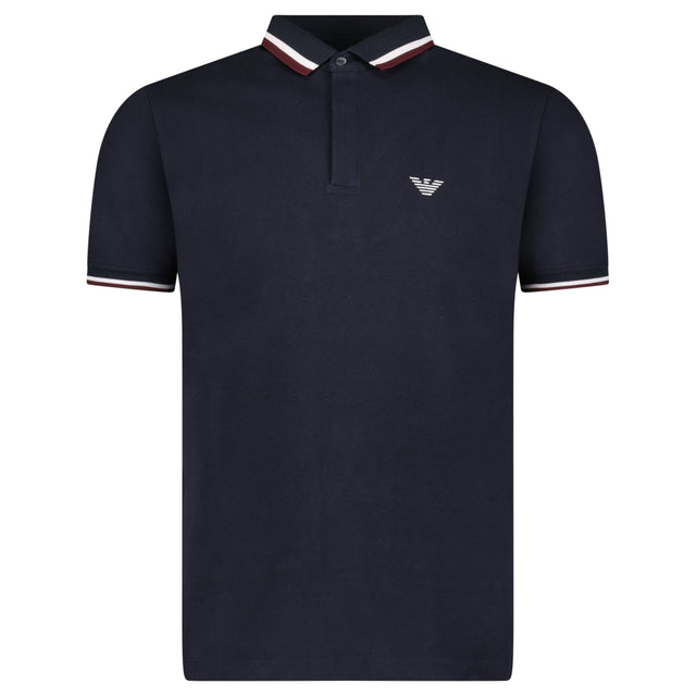 Armani Eagle Logo Polo Shirt in Navy - Boinclo - Outlet Sale Under Retail