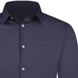 Armani Jeans Button - Up Long Sleeve Shirt Navy - Boinclo - Outlet Sale Under Retail