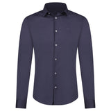 Armani Jeans Button - Up Long Sleeve Shirt Navy - Boinclo - Outlet Sale Under Retail