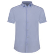 Armani Jeans Button - Up Short Sleeve Shirt Light Blue - Boinclo - Outlet Sale Under Retail