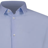 Armani Jeans Button - Up Short Sleeve Shirt Light Blue - Boinclo - Outlet Sale Under Retail