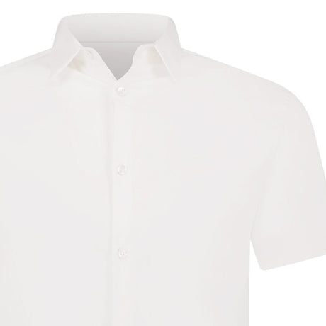 Armani Jeans Button - Up Short Sleeve Shirt White - Boinclo - Outlet Sale Under Retail