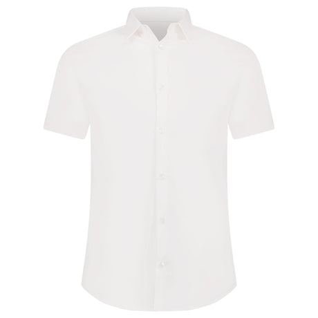 Armani Jeans Button - Up Short Sleeve Shirt White - Boinclo - Outlet Sale Under Retail
