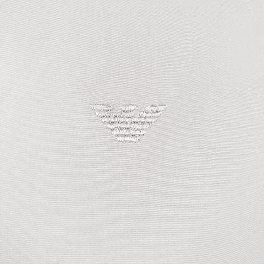 Armani Jeans Button - Up Short Sleeve Shirt White - Boinclo - Outlet Sale Under Retail