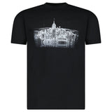 Armani New York Skyline Graphic T-Shirt in Black - Boinclo - Outlet Sale Under Retail