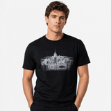 Armani New York Skyline Graphic T-Shirt in Black - Boinclo - Outlet Sale Under Retail