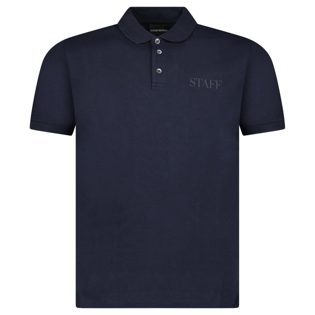 Armani Staff Polo Shirt in Navy - Boinclo - Outlet Sale Under Retail