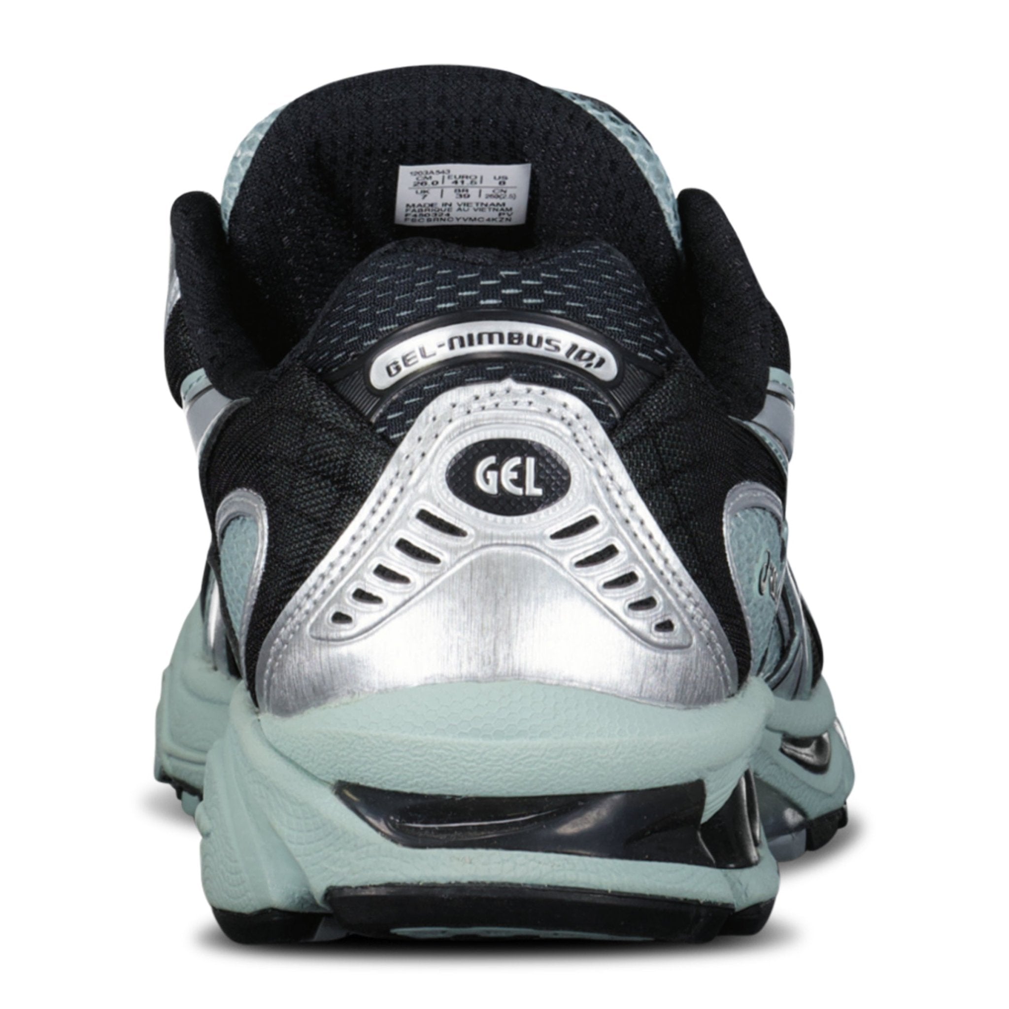 モナ Asics GEL-NIMBUS 10.1 Trainers Ocean Haze & Pure Silver - Outlet