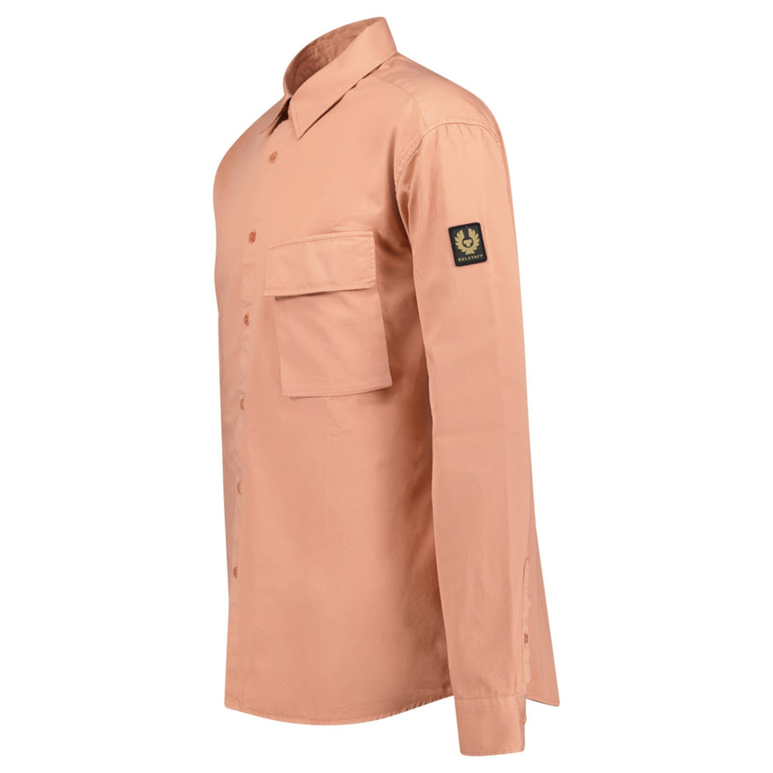 Belstaff Button - Up Overshirt Jacket Rust Pink - Boinclo ltd - Outlet Sale Under Retail