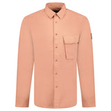 Belstaff Button - Up Overshirt Jacket Rust Pink - Boinclo ltd - Outlet Sale Under Retail