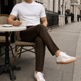 Berwich Komodo 'The Travel Fit' Trousers in Brown - Boinclo - Outlet Sale Under Retail