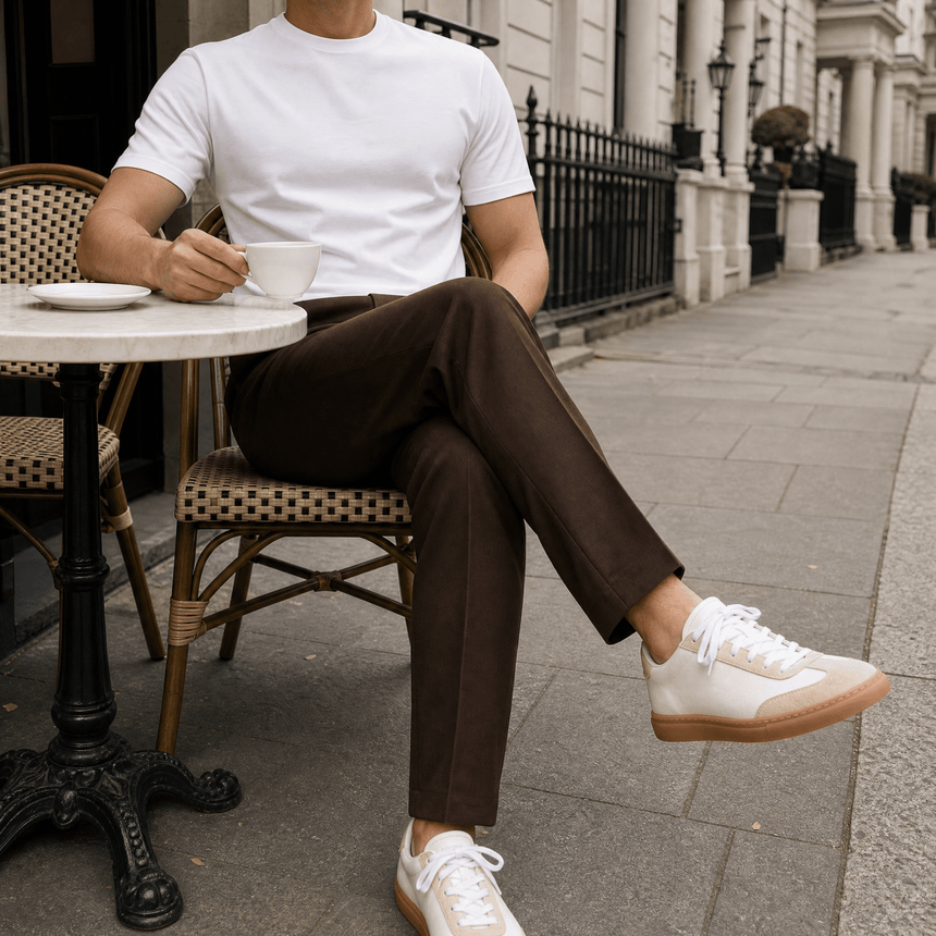 Berwich Komodo 'The Travel Fit' Trousers in Brown - Boinclo - Outlet Sale Under Retail