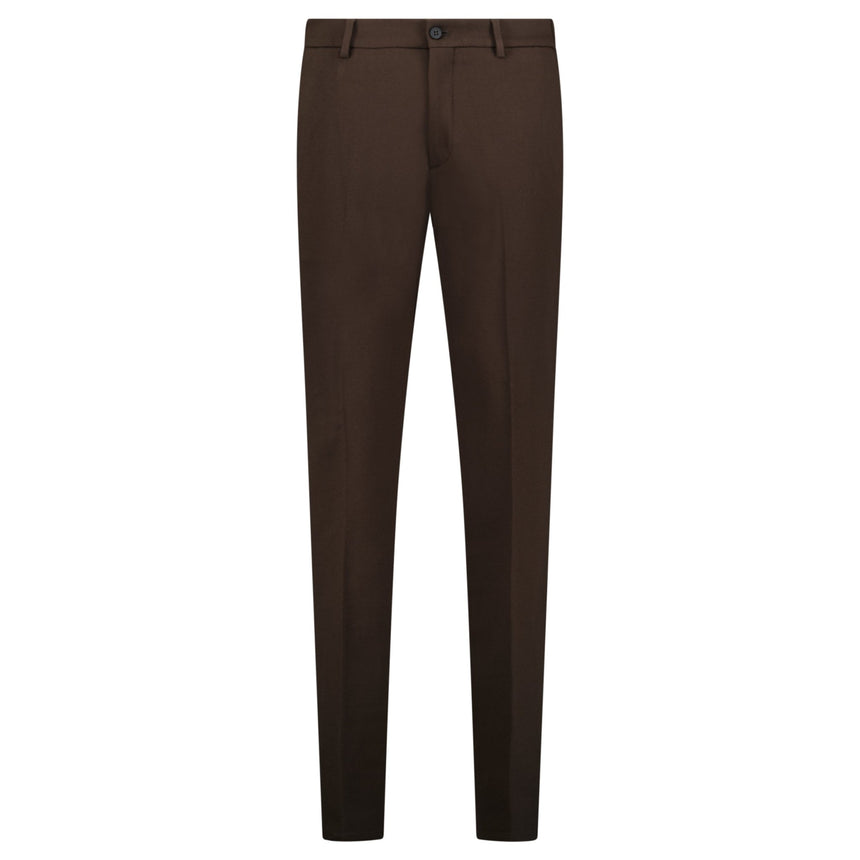 Berwich Komodo 'The Travel Fit' Trousers in Brown - Boinclo - Outlet Sale Under Retail