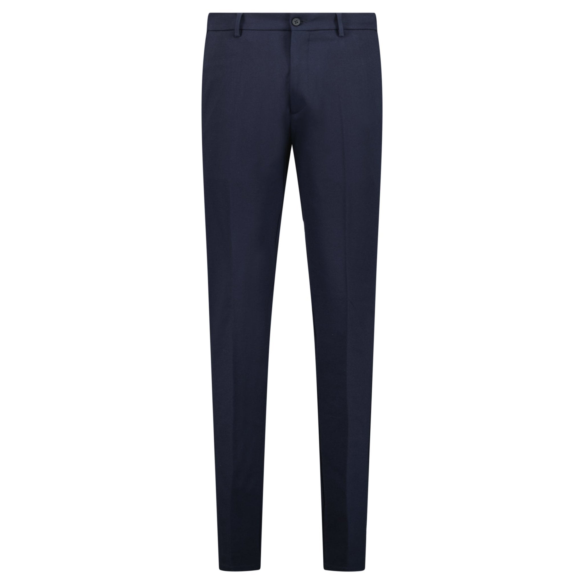 Color variation of Berwich Komodo 'The Travel Fit' Trousers in Navy