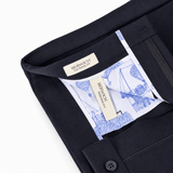 Berwich Komodo 'The Travel Fit' Trousers in Navy - Boinclo - Outlet Sale Under Retail