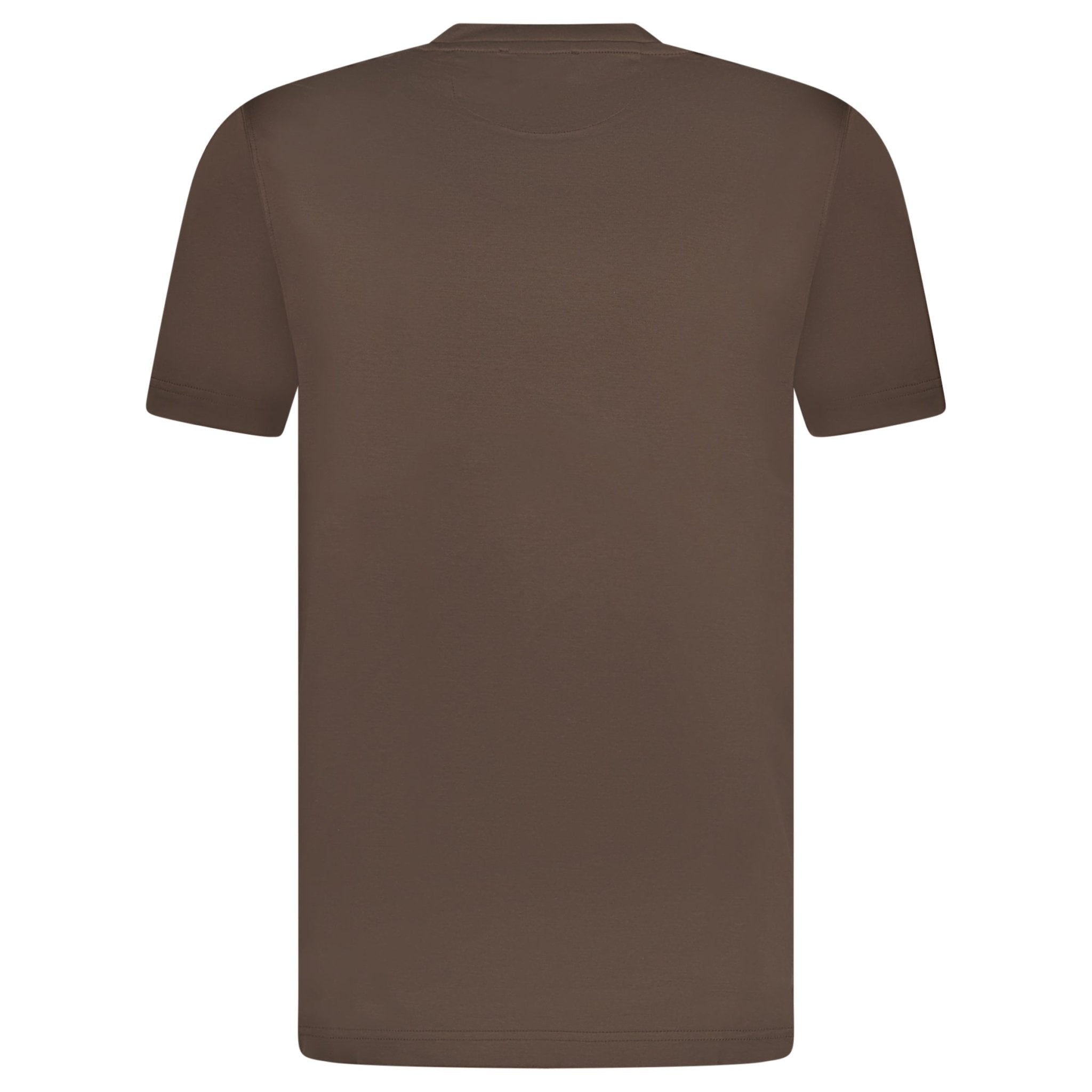 Bespoke Styling Mercerized Cotton T-Shirt Brown - Outlet