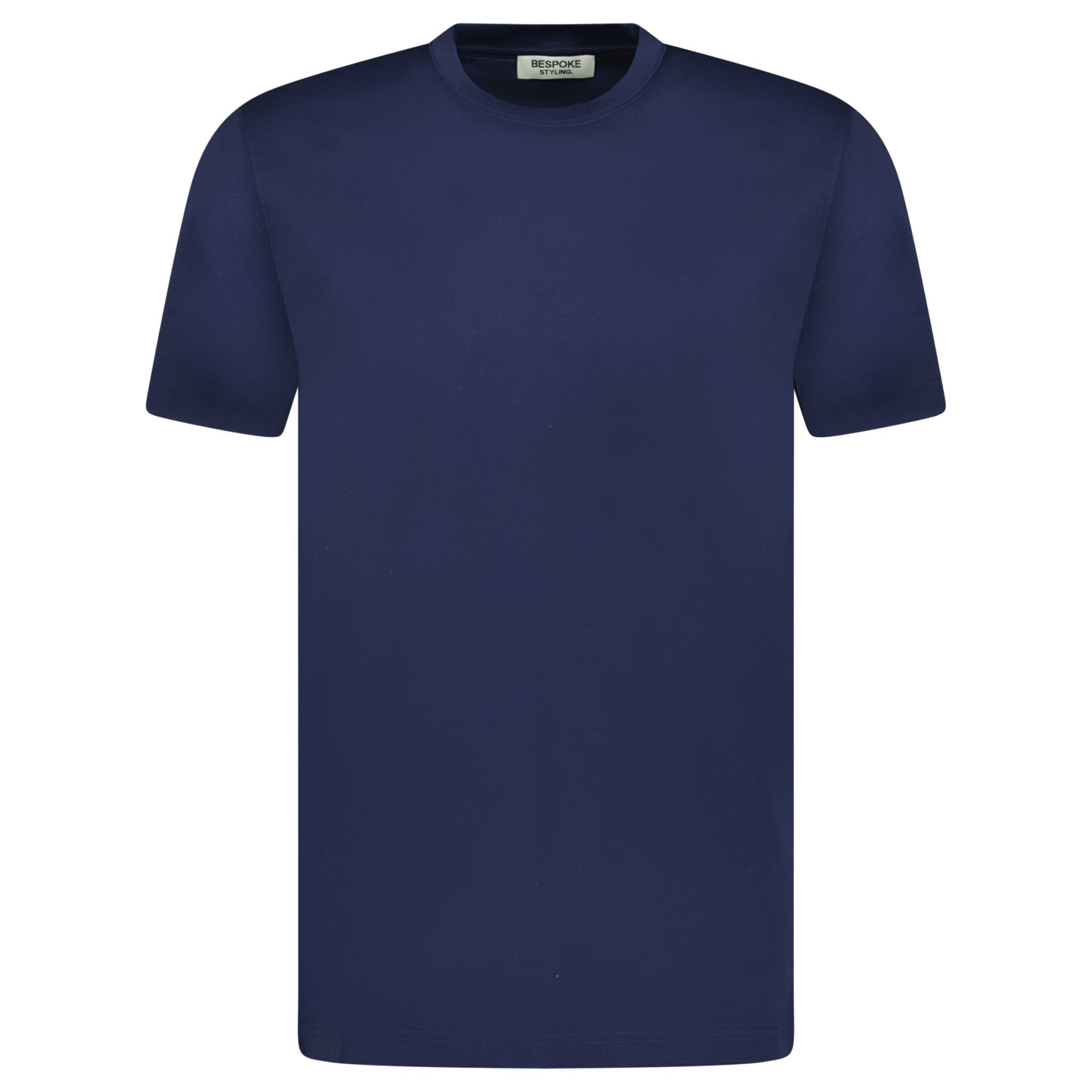 Color variation of Mercerized Cotton T-Shirt Navy