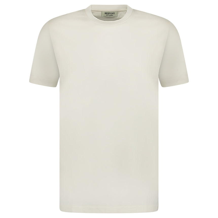 Bespoke Stylings Mercerized Cotton T-Shirt Off - White - Boinclo - Outlet Sale Under Retail