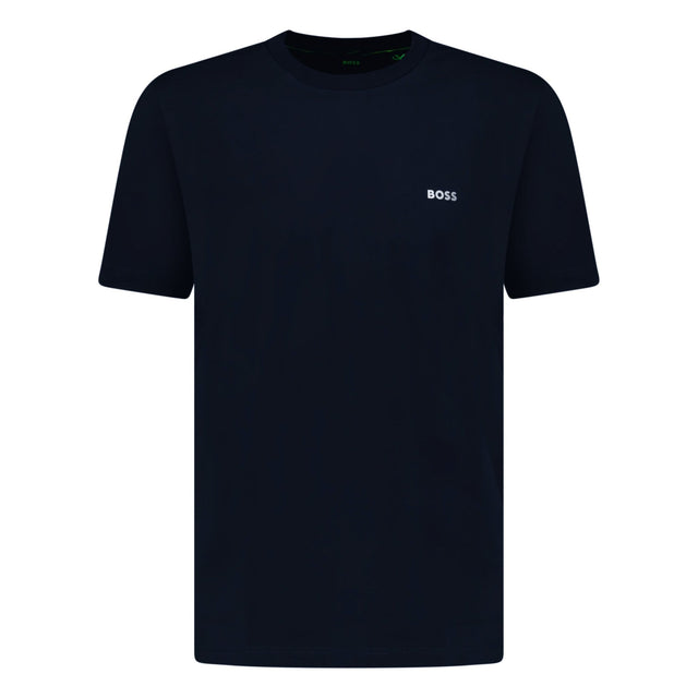 BOSS Active Logo - Print T - Shirt Navy - Boinclo ltd - Outlet Sale Under Retail