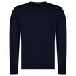 Boss Avac Crew Neck Knit Jumper in Navy - Boinclo - Outlet Sale Under Retail