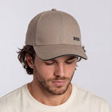 Boss Logo Embossed Cap Brindle - Boinclo - Outlet Sale Under Retail