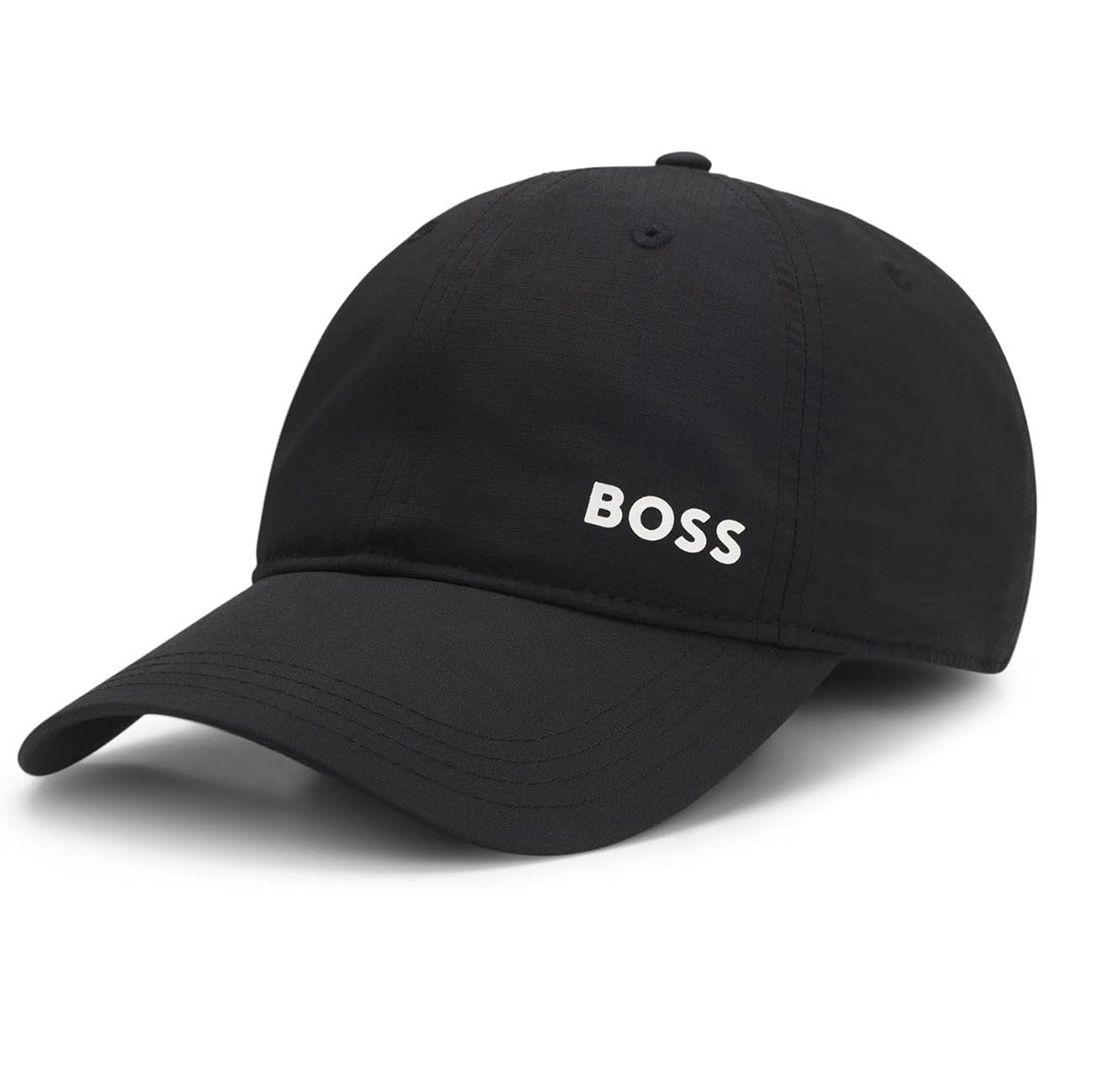 Color variation of Boss Logo Embossed Lach-rs Cap in Black