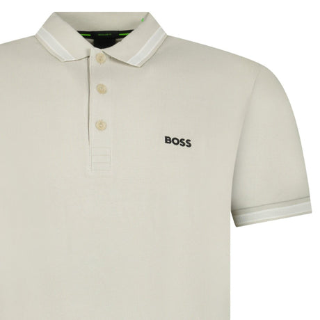 Boss Paddy Polo Shirt in Light Beige - Boinclo - Outlet Sale Under Retail