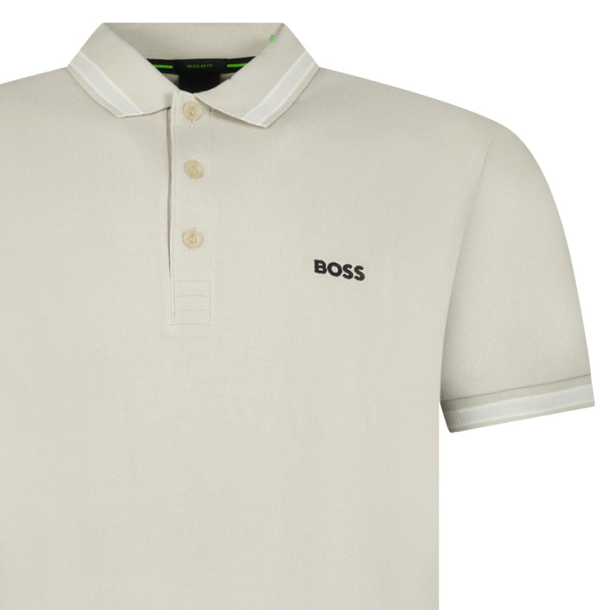 Boss Paddy Polo Shirt in Light Beige - Boinclo - Outlet Sale Under Retail