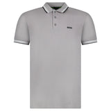 Boss Paddy Polo Shirt in Light Grey - Boinclo - Outlet Sale Under Retail