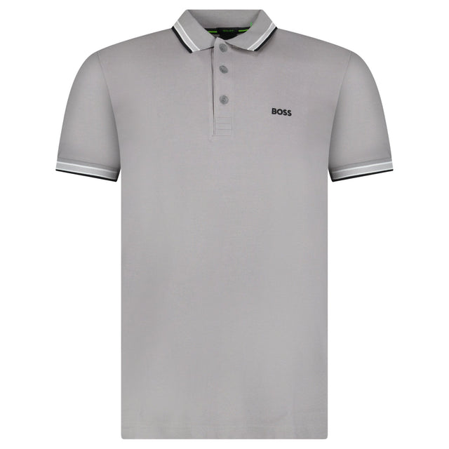 Boss Paddy Polo Shirt in Light Grey - Boinclo - Outlet Sale Under Retail
