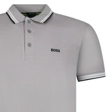 Boss Paddy Polo Shirt in Light Grey - Boinclo - Outlet Sale Under Retail