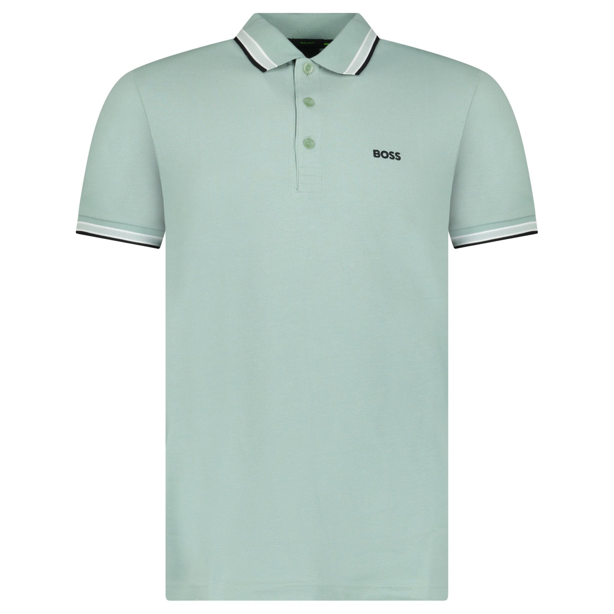 Color variation of Boss Paddy Polo Shirt in Open Green