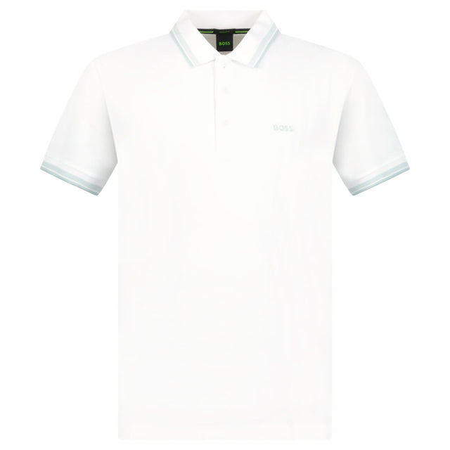 Boss Paddy Polo Shirt in Open White - Boinclo - Outlet Sale Under Retail