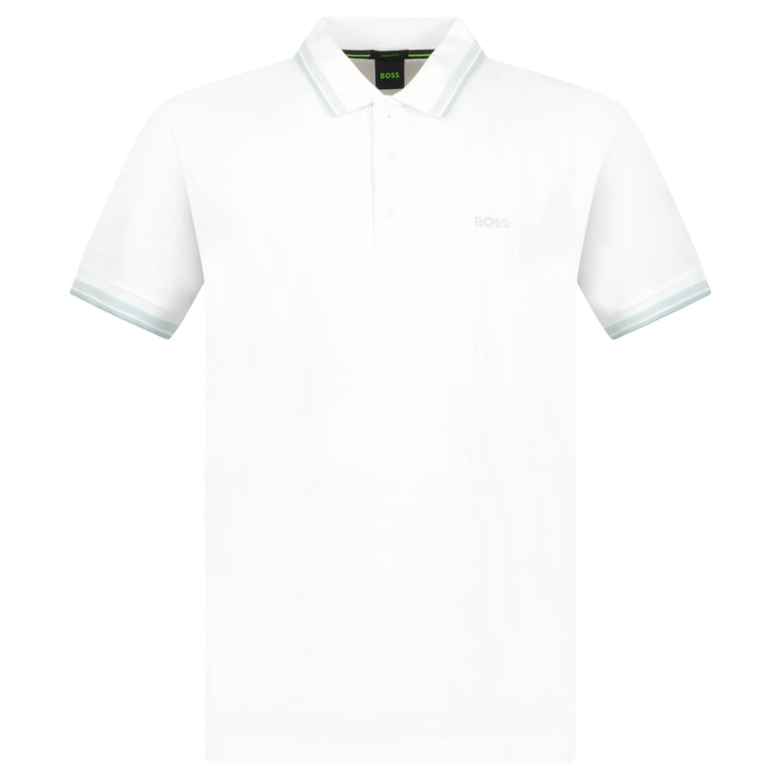 Boss Paddy Polo Shirt in Open White - Boinclo - Outlet Sale Under Retail