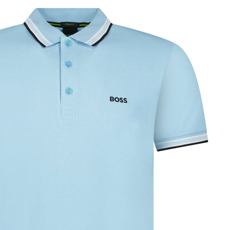 Boss Paddy Polo Shirt in Pastel Blue - Boinclo - Outlet Sale Under Retail