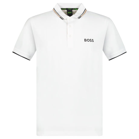 Boss Paddy Pro Golf Polo Shirt in White - Boinclo - Outlet Sale Under Retail