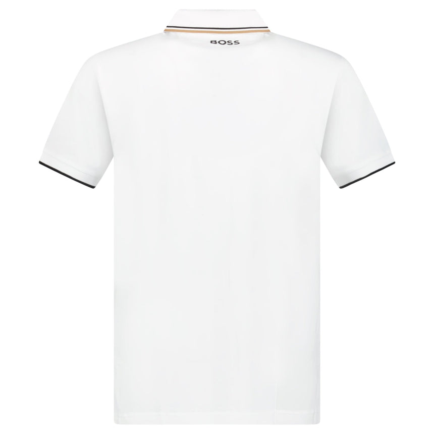 Boss Paddy Pro Golf Polo Shirt in White - Boinclo - Outlet Sale Under Retail