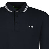Boss Plisy Long Sleeve Polo Shirt in Dark Blue - Boinclo - Outlet Sale Under Retail