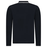 Boss Plisy Long Sleeve Polo Shirt in Dark Blue - Boinclo - Outlet Sale Under Retail